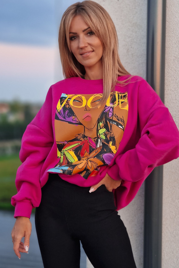 Bluza Vogue Africa Fuksja